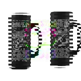 Monster Mom Groovy Monster Truck Mom Monster Truck Mother Coffee Mug - Monsterry