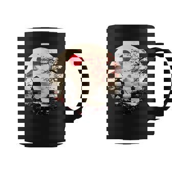 Mont Japonais Fujiakura Etamouraï Dans Un Paysage- Japan Tasse - Cadeauxyz