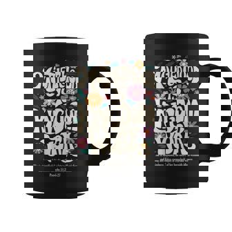 Motherhood Is Kingdom Work Christian On Back Coffee Mug - Monsterry