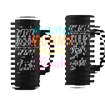 Mama Mommy Mom Bruh Vintage Mother Coffee Mug | Mazezy