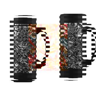 Motif Japonais Tokyo Hachhiman Style Rétro D'inspiration Asiatique Tasse - Cadeauxyz