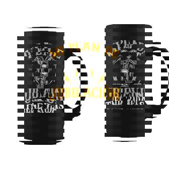 Motorista Mi Plan De Jubilación Tiene 2 Ruedas Moto Motero Taza de café - Regaloses