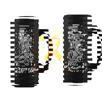 Ms Infusion Day Multiple Sclerosis Awareness Ribbon Coffee Mug - Monsterry