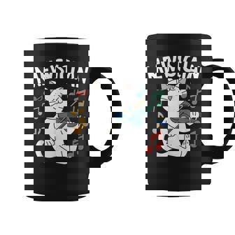 Músico Gato Divertido Gatito Tocandoiolín Instrumento Musical Taza de café - Regaloses