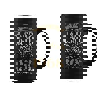 Nacido En 1968 56 Años Cumpleaños Moto Biker Hombre Motero Taza de café - Regaloses