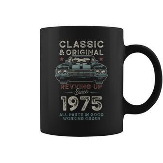 Nacido En 1975 Muscle Car 50 Cumpleaños Taza de café - Regaloses