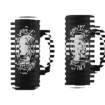 Nacido Para El Boxeo Obligado A Trabajar Taza de café - Regaloses