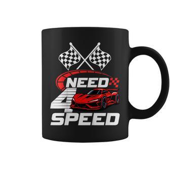 Need 4 Speed Racing Racecar 4 Year Old 4Th Birthday Boy Girl Coffee Mug - Thegiftio UK