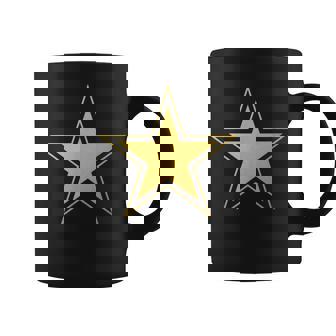 Negra Con Estrellas Doradas Taza de café - Regaloses