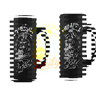 New Dad Doin' Dadlifts Daily Fathers Day Skeleton Gym Coffee Mug - Thegiftio