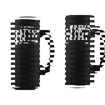 Ninety Minimalist 90Th Birthday 90-Year-Old Coffee Mug - Thegiftio