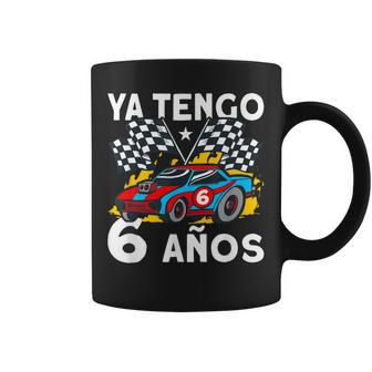 Niños Chicos 6 Cumpleaños Coche De Carreras Ya Tengo 6 Años Taza de café - Regaloses