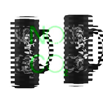 No Co2 サイクリング 気候変動対策 グリーンエネルギー Mtb コーヒーマグ - Kawaiitshirt
