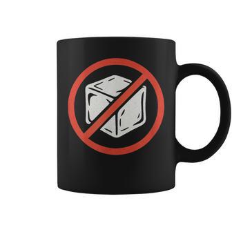 No Ice Protest Symbol Anti Immigration Enforcement Red Coffee Mug - Monsterry