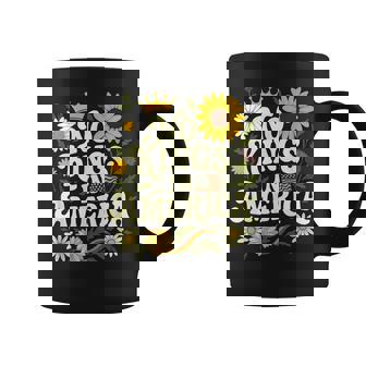 No King In American Retro Floral 70S Democracy Women Coffee Mug | Mazezy