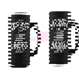 No Kings In America Since 1776 Retro American Flag Patriotic Coffee Mug | Mazezy