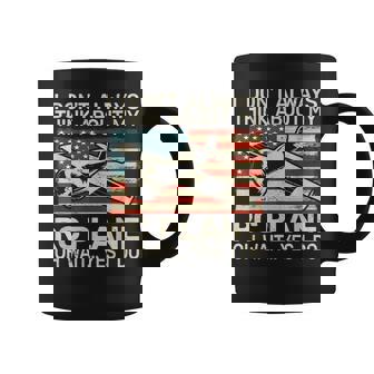 Noiempre Pienso En Rc Plane Usa Rc Avión Para Hombres Taza de café - Regaloses