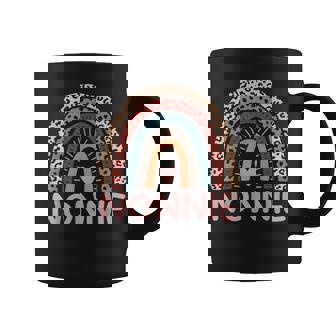 Nonnie Rainbow Leopard Coffee Mug | Mazezy