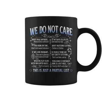 We Do Not Care Wdnc Club This Is Just A Partial List Coffee Mug - Thegiftio