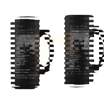 I Do Not Think Therefore I Do Not Am Cat Meme Coffee Mug - Thegiftio