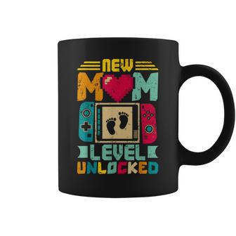 Nueva Mamá Nivel Desbloqueado Jugadoranalentín Taza de café - Regaloses