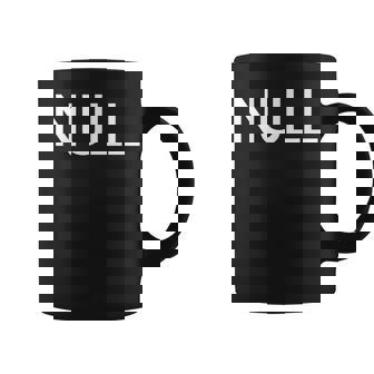 Null Computer サイエンスコード エラー ユーモア エンジニア コーヒーマグ - Kawaiitshirt