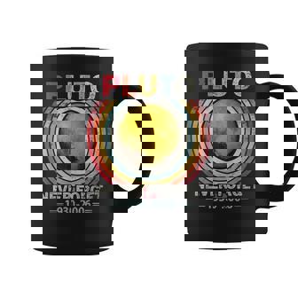 Nunca Olvides Plutón Divertido Espacio Retro Estilo Taza de café - Regaloses