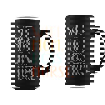 Nurse Wife Mom Boss Retro Nurse Nursing Rn Lpn Coffee Mug - Thegiftio