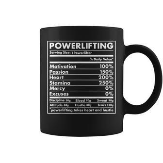 Nutrition Sportive Powerlifting Tasse - Cadeauxyz