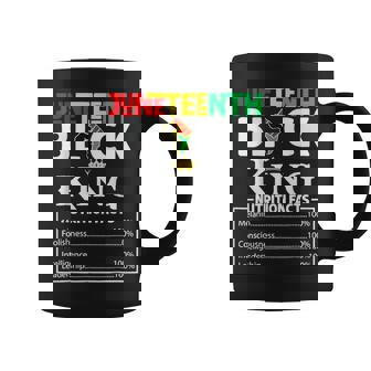 Nutritional Facts Junenth 1865 Black King Coffee Mug | Mazezy