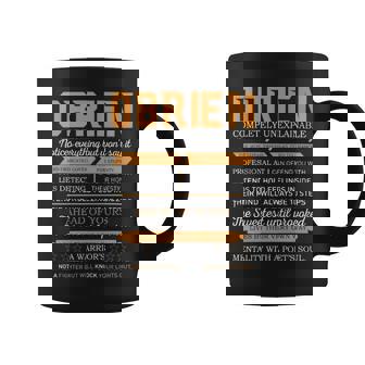 Obrien Completely Unexplainable Notices Everything But Won’T Say It Name Coffee Mug | Seseable CA