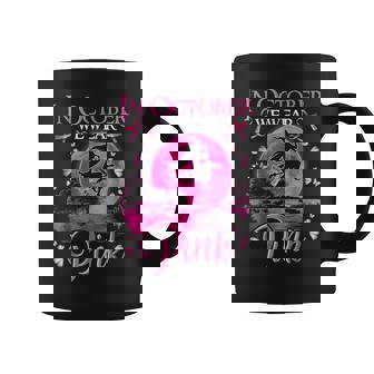 In October We Wear Pink Ribbon Witch Halloween Breast Cancer Coffee Mug - Monsterry