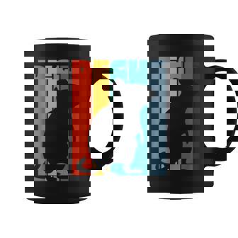 Octodon Degus 格言 ヴィンテージ シルエット レトロ デグ コーヒーマグ - Kawaiitshirt