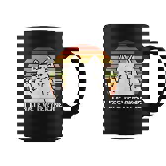 Odio A Todos Los Gatos Taza de café - Regaloses