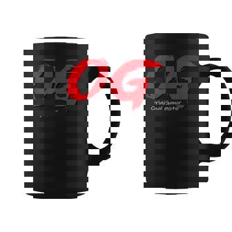 Og Graphic Bold Red Brush Style Coffee Mug | Mazezy