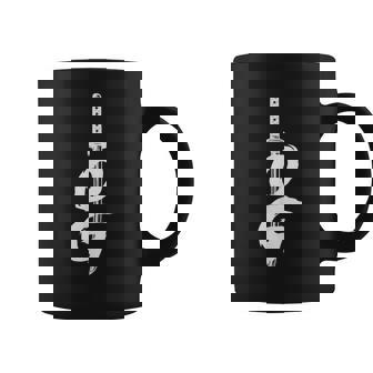Og Sword Graphic Bold White Brush Style Coffee Mug | Mazezy