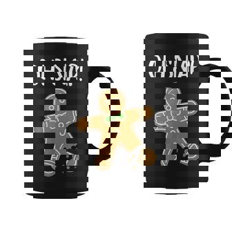 Ohnap ジンジャーブレッドマン クッキー 骨折脚 面白い コーヒーマグ - Kawaiitshirt