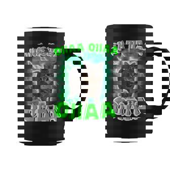 Oiiaa Oiiaa 猫 脳腐 ウイルス スピニング 猫 ミーム コーヒーマグ - Kawaiitshirt