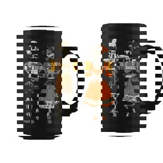 Oktoberfest Beer German Couple Lederhosen Costume Coffee Mug | Seseable UK