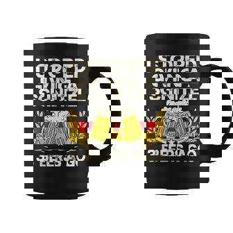 Oktoberfest Stopped Giving Schnitzel Bavaria Beer Festival Coffee Mug | Seseable CA