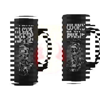 Old Punk Never Die Rockquelette Rebel Tasse - Cadeauxyz