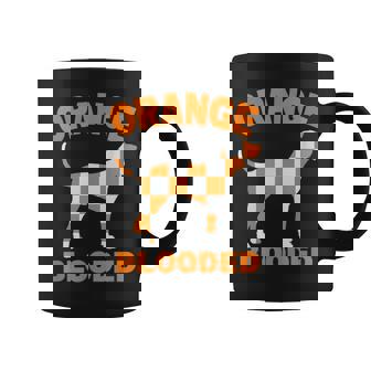 Orange Blooded Tennessee Hound Dog Native Home Tn Pride Coffee Mug - Monsterry