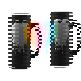 Orgullo Del Corazón Del Arco Iris Lgbtq Taza de café - Regaloses