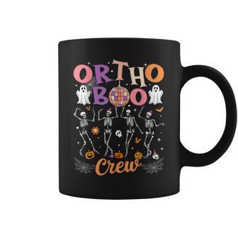 Ortho Orthopedic Halloween Boo Crew Skeleton Dancing Nurse Coffee Mug - Thegiftio