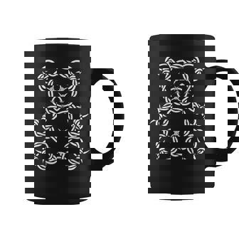 Ours Barbelé Gothique Punk Emoombre Grunge Esthétique Tasse - Cadeauxyz