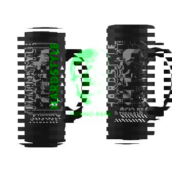 Outfit Rave Hardstyle Cráneoerde Retro Taza de café - Regaloses
