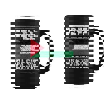 Palestina Bandera Palestina Free Palestine Gaza Cuello Taza de café - Regaloses