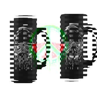 Palestine Watermelon Palestine Peace Watermelon Palestine Taza de café - Regaloses