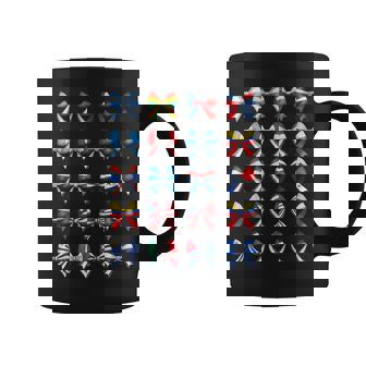 Hispanic Heritage Month Countries Flags Maestra Coquette Bow Coffee Mug | Mazezy