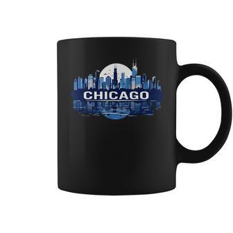 Panorama Du Centre-Ville De Chicago Tasse - Cadeauxyz